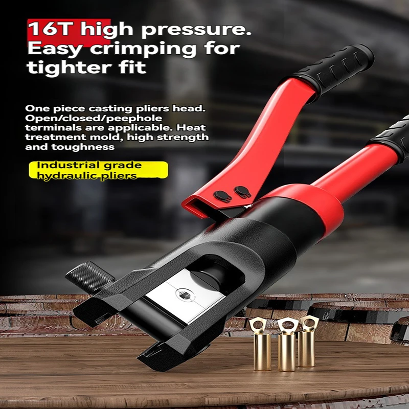 Tang Hidrolik Tang Hidrolik Manual Tang Crimping Kawat Aluminium Tembaga Tang Penghubung Crimping Kawat Manual Hidung Tembaga