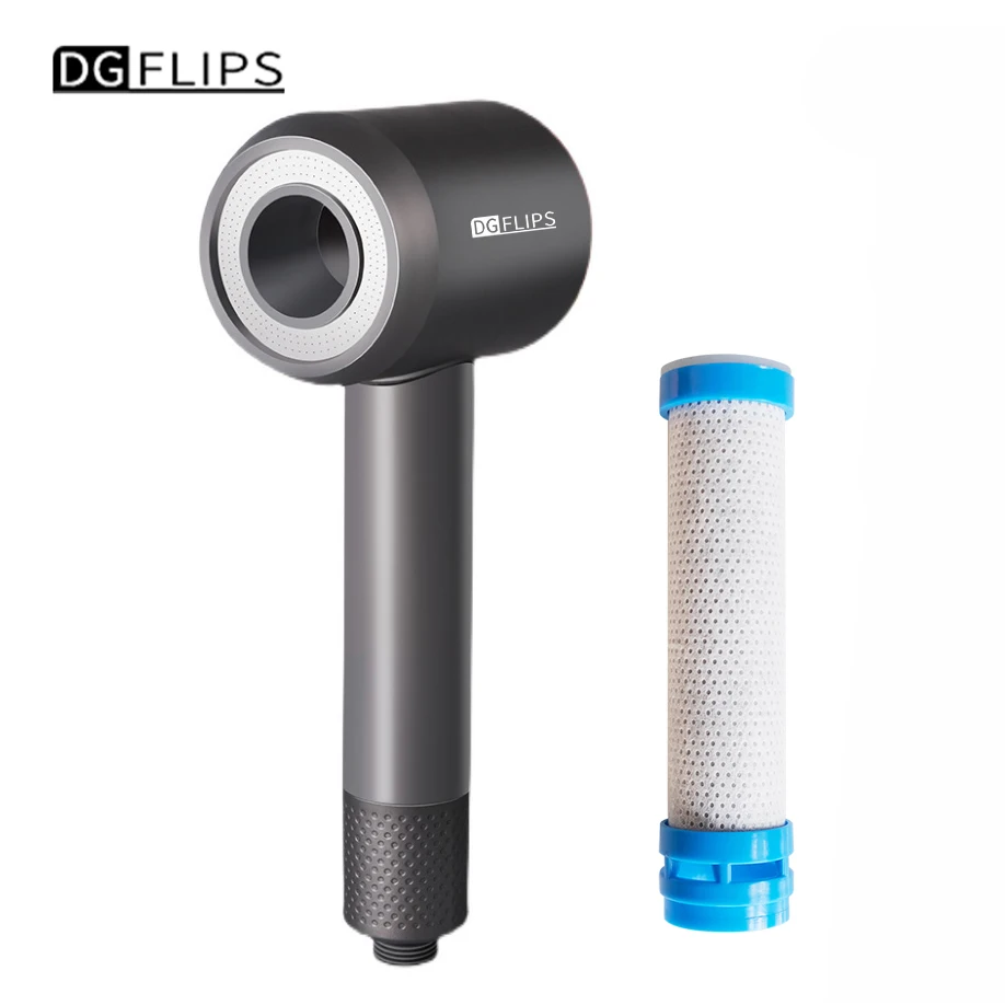

High Pressurized Filter Shower Head Brush Rain Faucet Shower Set Bathroom Accessory Beauty Filtration Purification Filtered
