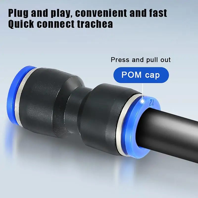 New Sale 10PCS PU PE PV Pneumatic Fittings PK PZA PY Pipe Connector HVFF SA PM Tube 8mm 12mm Air Hose Quick Release Fitting
