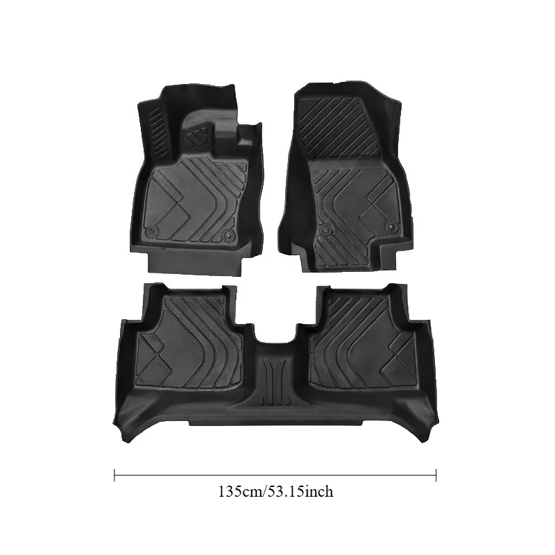 Floor Mat Cargo Liner For Volkswagen T-Roc 2018-2025 TPE Floor Car Accessories Interior