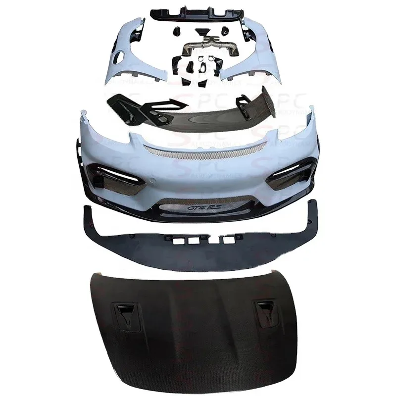 

SPC Aerodynamic Body Kit For Boxster Cayman 718 GT4 RS Luxury Design Carbon Fiber Bumper Kit Body Kit