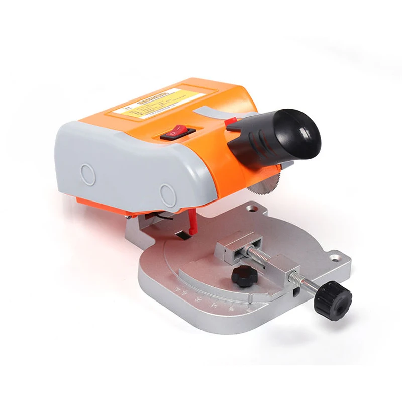 

DIY Tool For Cutting Metal Wood Plastic Band Adjusting Miter Gauge 45 Degree Mini Cutter Bench Cutting Saw Steel Blade