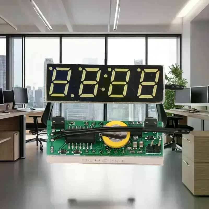 RX8025T Chip Car Clock DIY Modification: Showcases Time, Temperature, Voltage