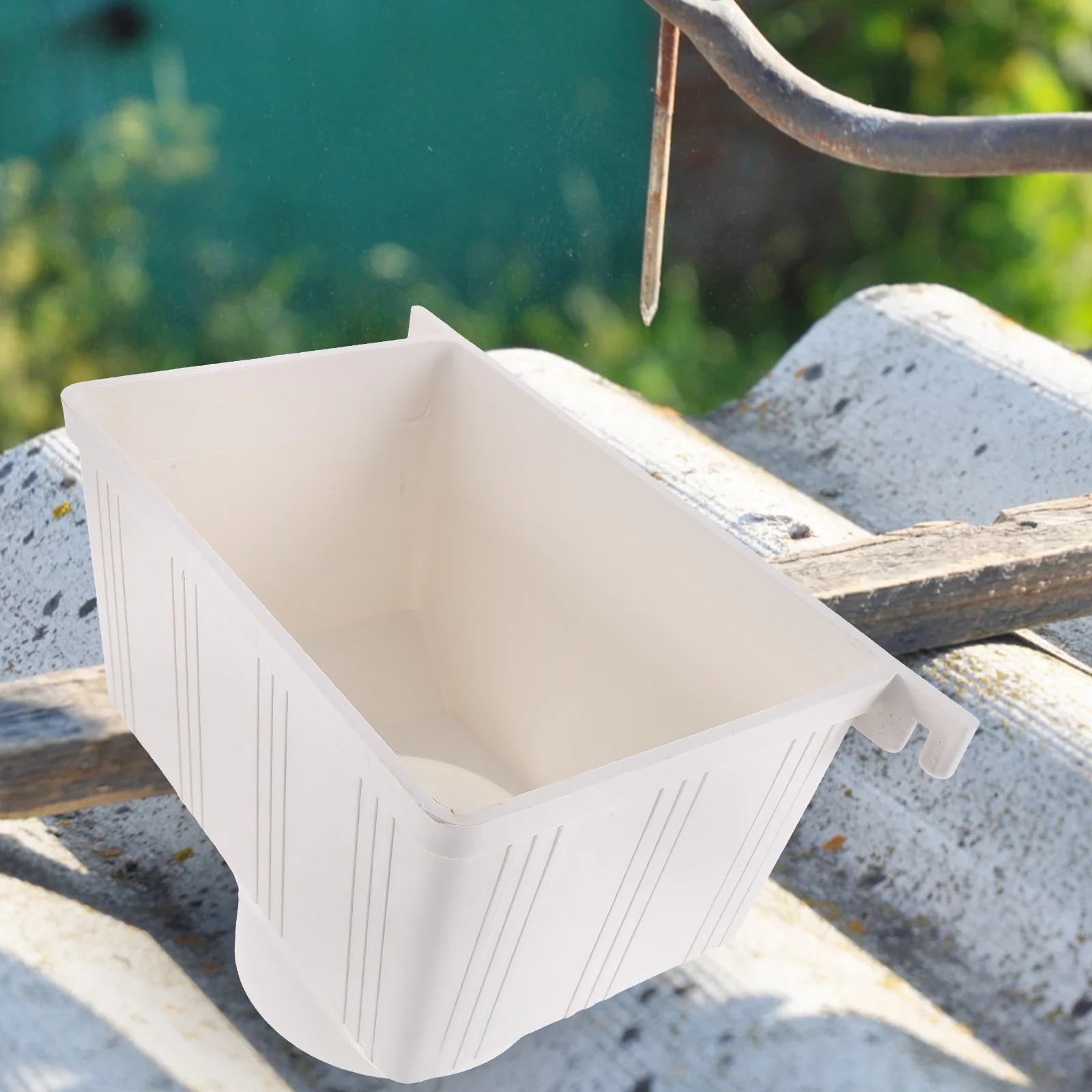 Conector de calha de calha de pvc funil de água de chuva drenagem ao ar livre durável para acessório de sistema de calha de chuva