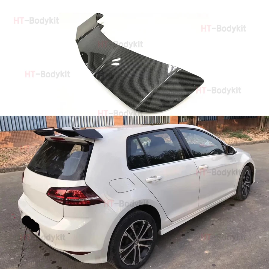 

Carbon Fiber Car Rear Trunk Spoiler Rear Wing Tail Wing Parts for Volkswagen Golf 7 VII MK 7 GTI RZ 2014-2017 RZ Style