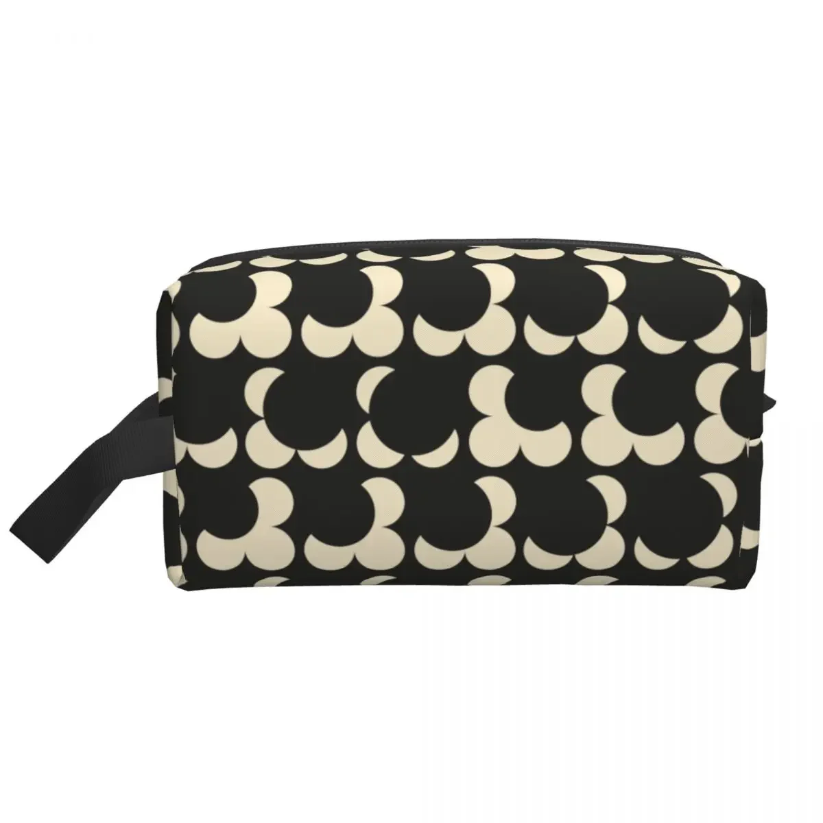 Custom Cute Eclipse Pattern Travel Toiletry Bag for Women Orla Kiely Makeup Cosmetic Bag Beauty Storage Bags Dopp Kit  Case Box