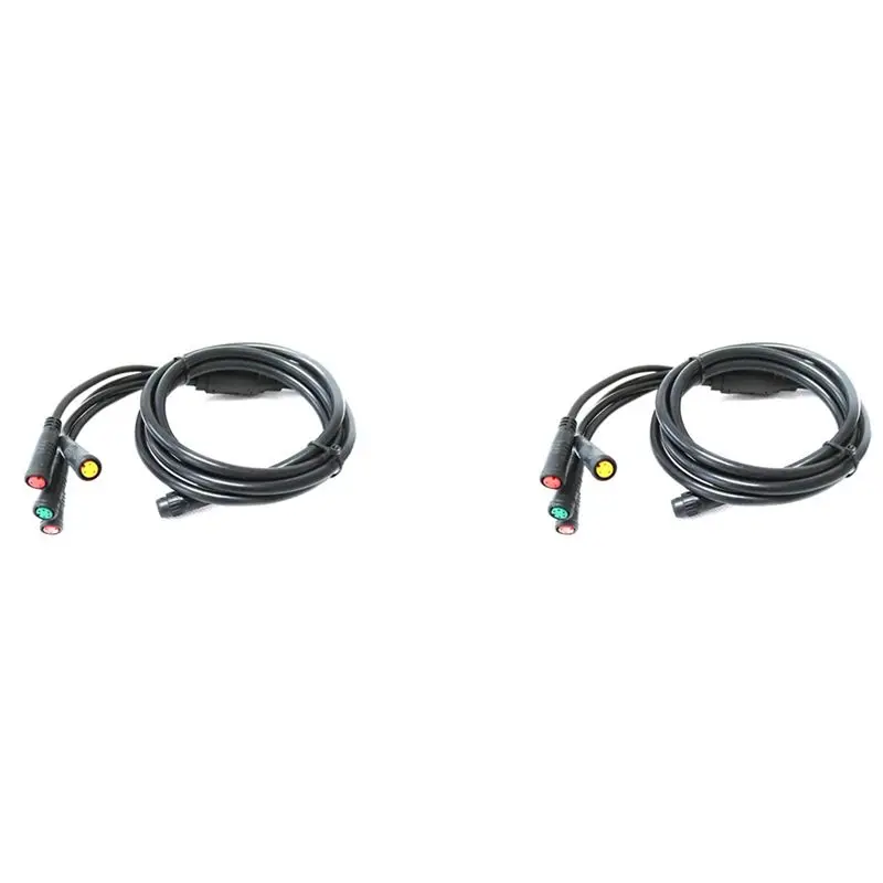 ABUE-2X, câble d’extension pour vélo électrique 1T4, connecteur étanche pour vélo électrique, compatible avec le système de freinage, l’écran et la manette d’accélérateur, pièce pour vélo.