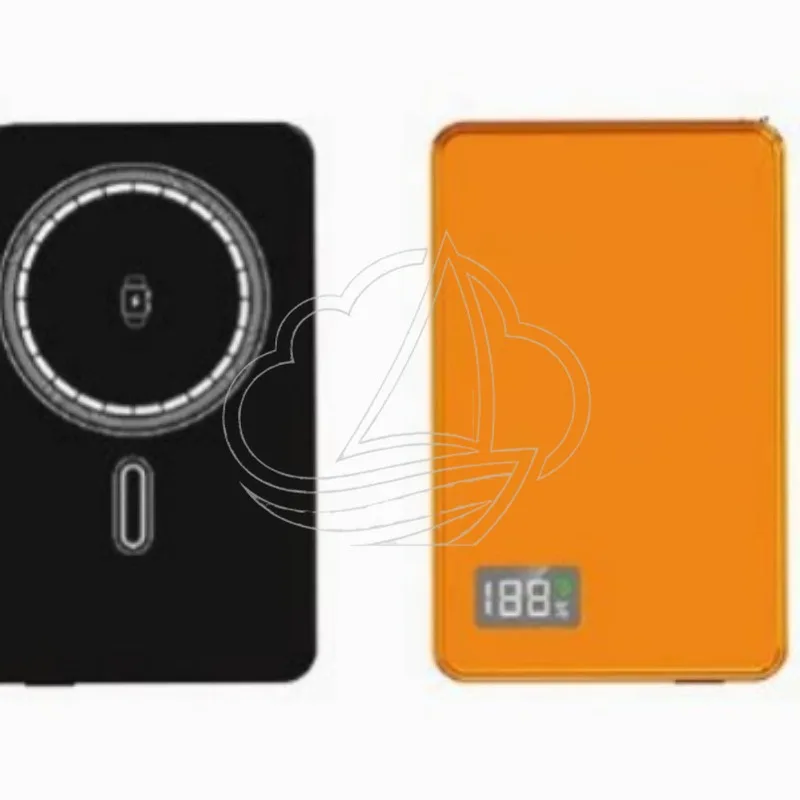 Magnetic Wireless Charger Ultra Thin Aluminum Alloy Power Bank