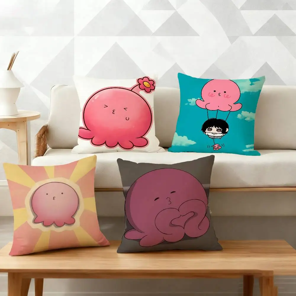 

T-Takopii Pillow Case Cushion Cover Throw Pillow Case For Car Sofa