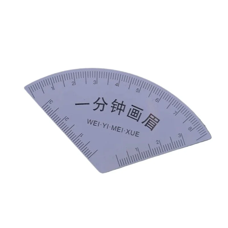 Regla para cejas de dibujo rápido de aleación de aluminio, 10 estilos, herramienta de mapeo para Microblading, moldeador, maquillaje permanente, regla guía de dibujo, tatuaje