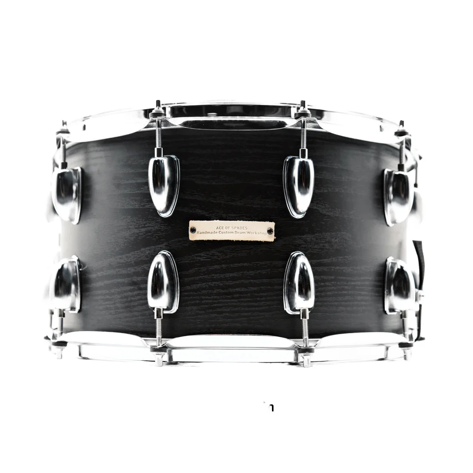 Percussion Instrument Black Snare Drum 14*8 Inch Snare Drum Quick-Adjust Snare Wire For Wooden Drum Set
