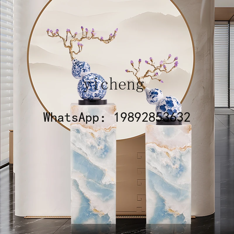 X7  gourd ornament, living room entrance, study side few Bogu racks, decorative housewarming gifts