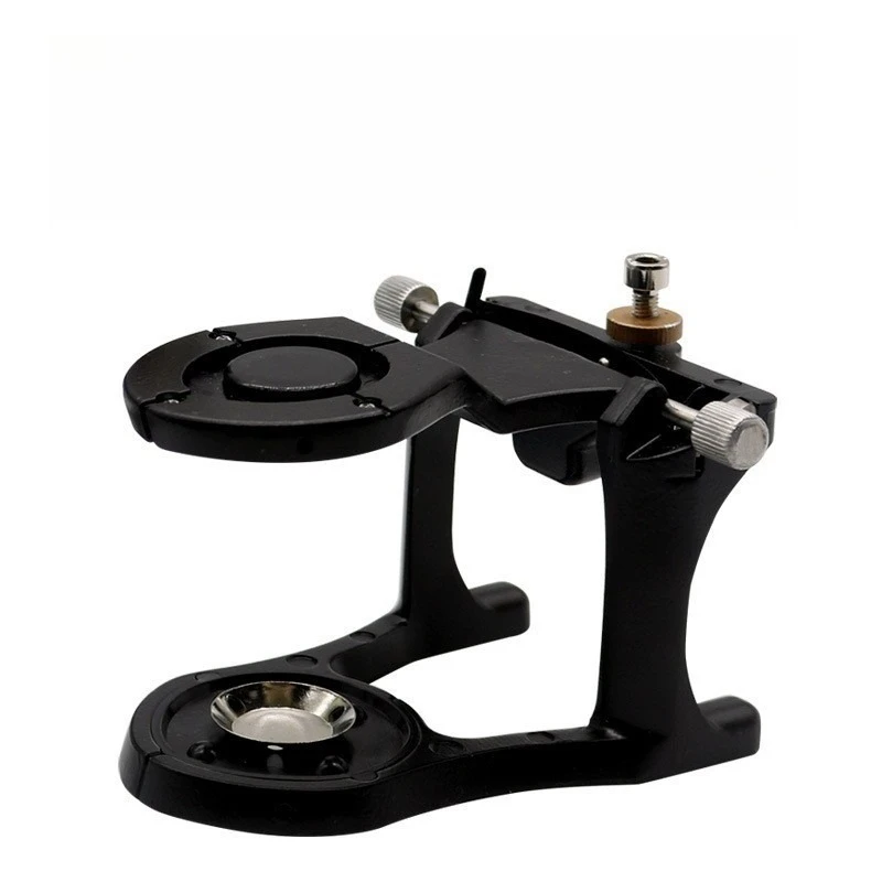 1Pcs Dental Small Adjustable Articulator Denture Magnetic Articulator For Mounting Pre-cast Dental Models Dental Lab Equipment