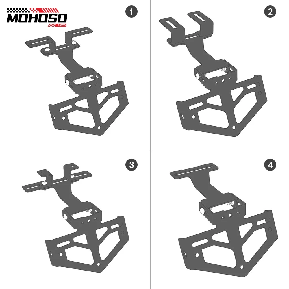 FOR SUZUKI GSXS GSX-S 1000 GSXS1000 GSXS1000F 2022 Motorcycle Tail Tidy Rear Fender Eliminator License Plate Holder LED Light