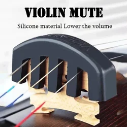 1pc Violin mute Five claws Mute Rubber Portable Mute Anti disturbance Violin practice accessories