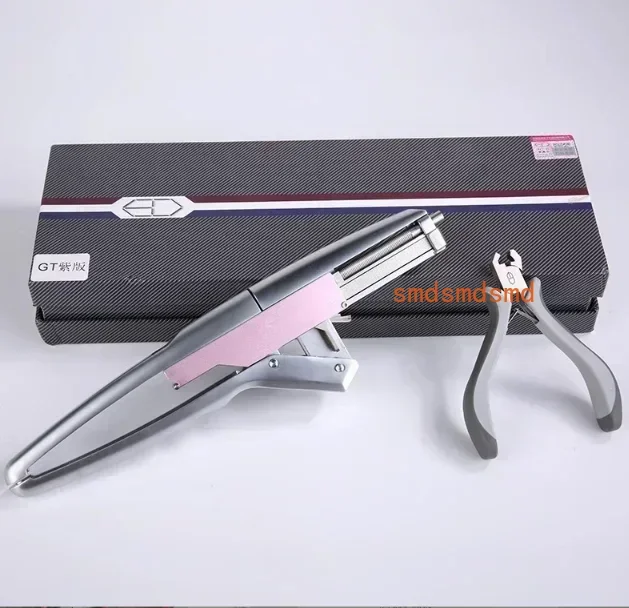New 6D First Second Third Generation Hair Extension Machine with Plier Set with Extension Strands/Quick and Seamless Extension