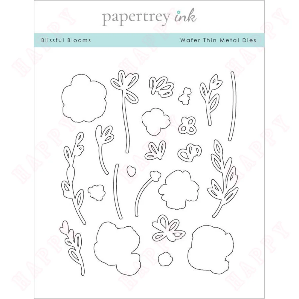 Blissful Blooms New Metal Cutting Dies And Clear Stamps For DIY Scrapbook Photo Album Handmade Paper Card Decoration Craft