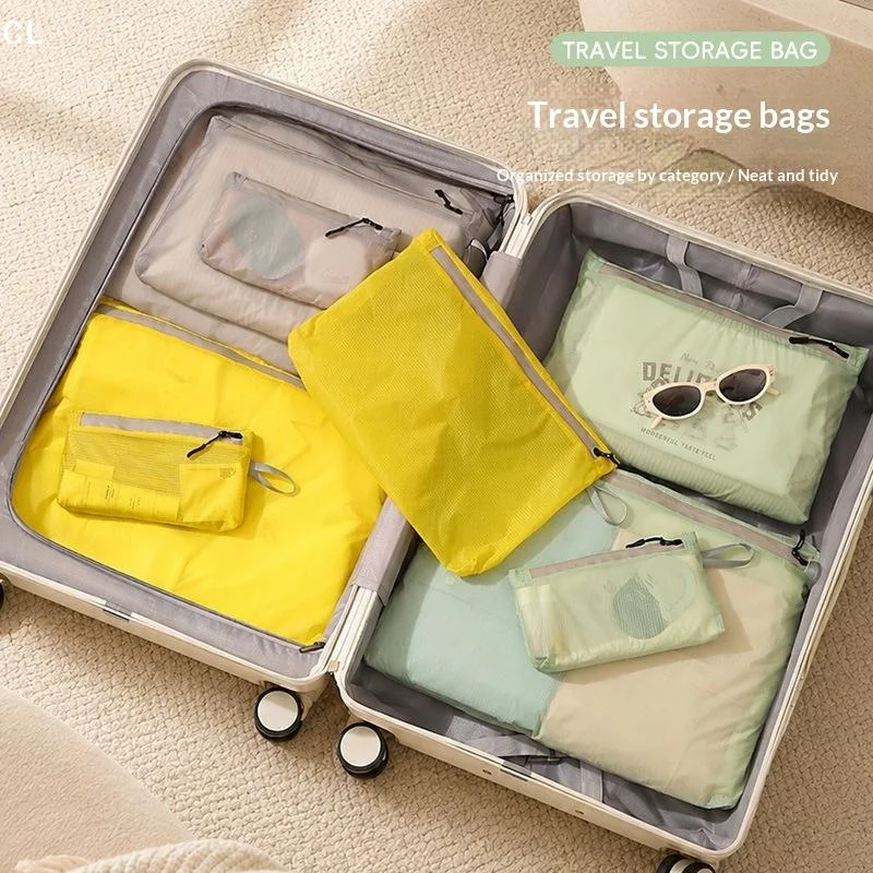 Household Storage Bag Large Capacity Packaging Travel Organization Portable Waterproof Close Fitting Clothing Travel Bag