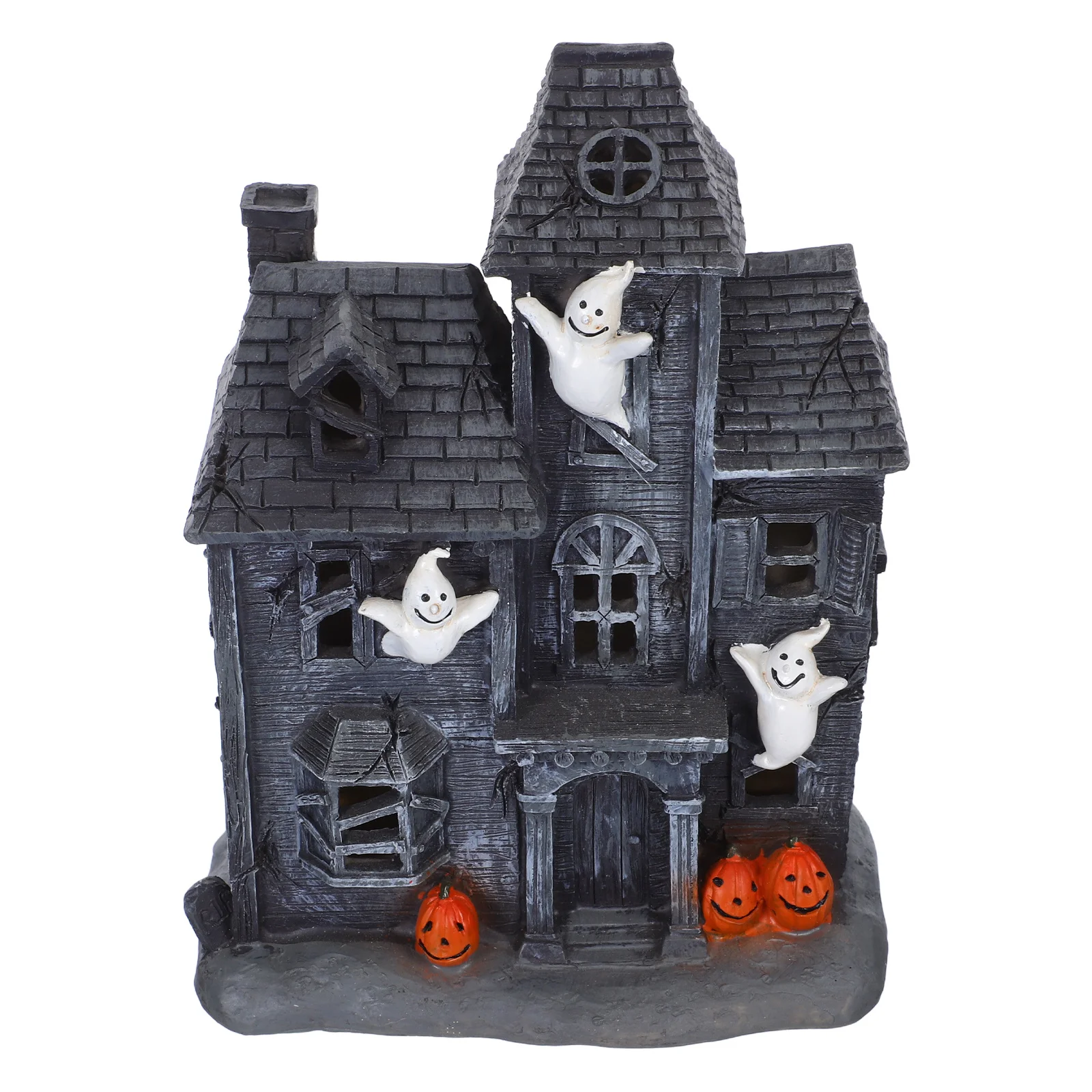

Haunted LED Lighted Halloween Ghost Statue Spooky Desktop Decoration for Festive Displays Haunted Village Decoration