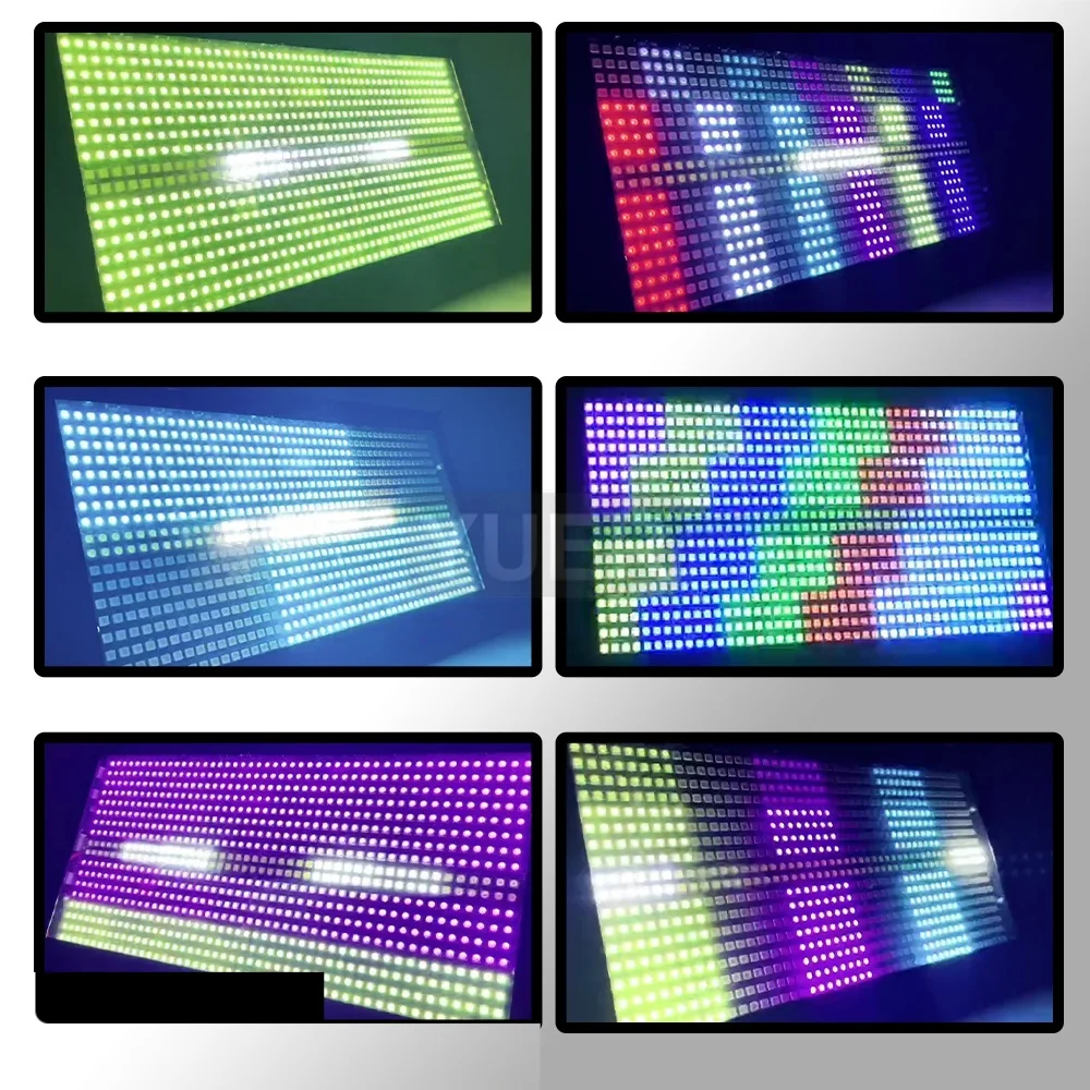 مارتن ستروب ضوء LED 48 + 8 قطعة RGBW ستروب DMX المرحلة الإضاءة غسالة تأثير نادي ليلة حفلة Dj ديسكو الحصان سباق مصباح