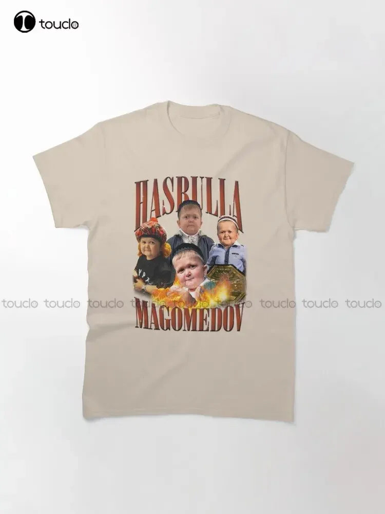 Hasbulla Magomedov Meme Classic T-Shirt Mens T Shirts Graphic Outdoor Simple Vintag Casual T Shirts Xs-5Xl Printed Tee