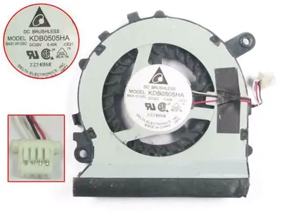 

Delta Electronics KDB0505HA CE21 BA31-00125C DC 5V 0.40A 3-Wire Cooling Fan