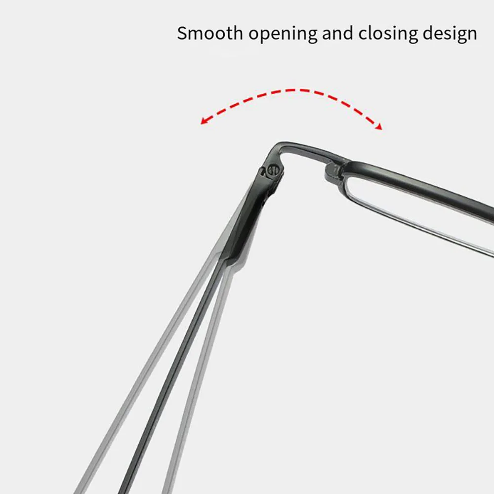 Ultra-Thin Myopia Optical Eyeglasses Mini Metal Frame Reading Glasses Men Women Portable Presbyopia Eyewear with Box +0.1-+0.4