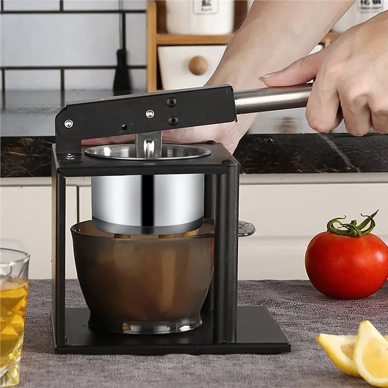 A96I-Manual Hand-Pressed Lemon Citrus Juicer Stainless Steel Juicer With Rod Heavy-Duty Juice Essence Machine New