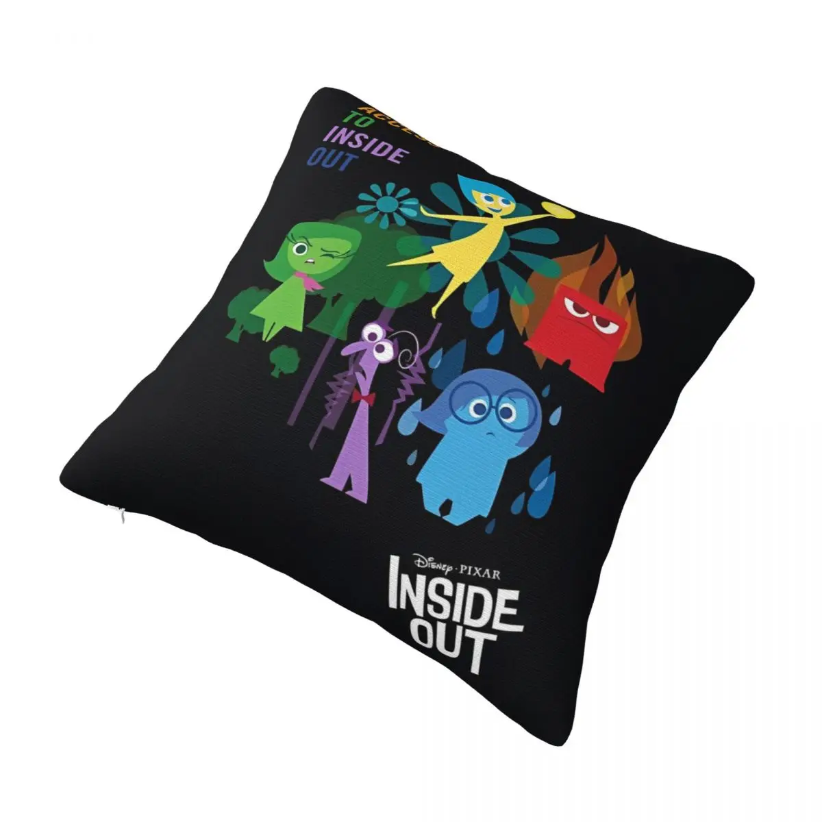 Inside Out 2 Kids Comey Cartoon Pillowcases Soft Polyester Cushion Cover Gift Pillow Case Cover Sofa Wholesale 18