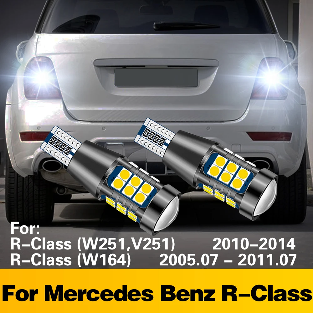 

2x T15 Signal-Lamp LED Bulb Car Reverse Light Tail Lamp Accessories For Mercedes Benz R-Class W251 V251 W164 2005-2012 2013 2014