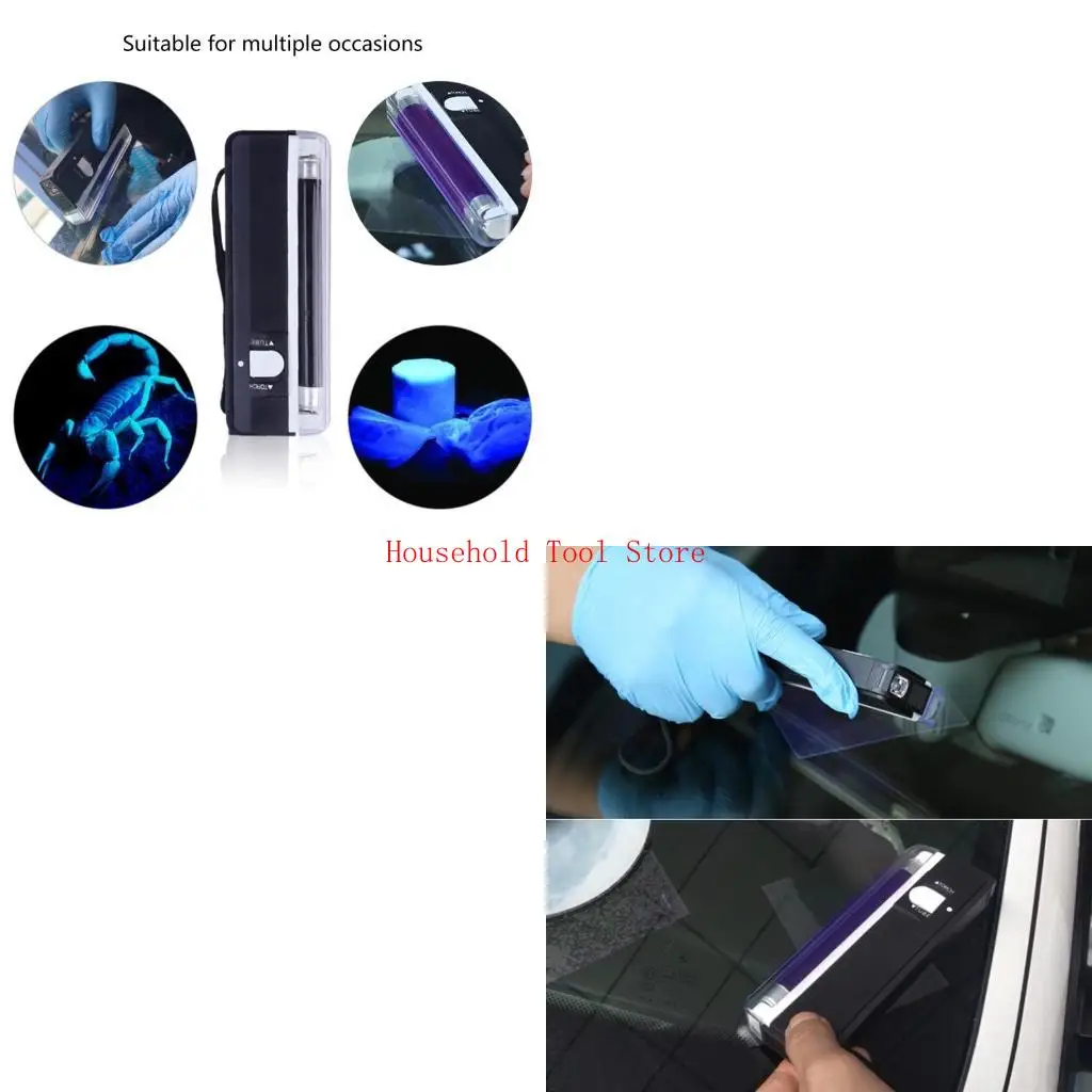 

Handheld UV Curing Lamp Convenient Car Glass Repair Resin Curing Automobile Curing Lamp with Flashlight LED UV Lamp