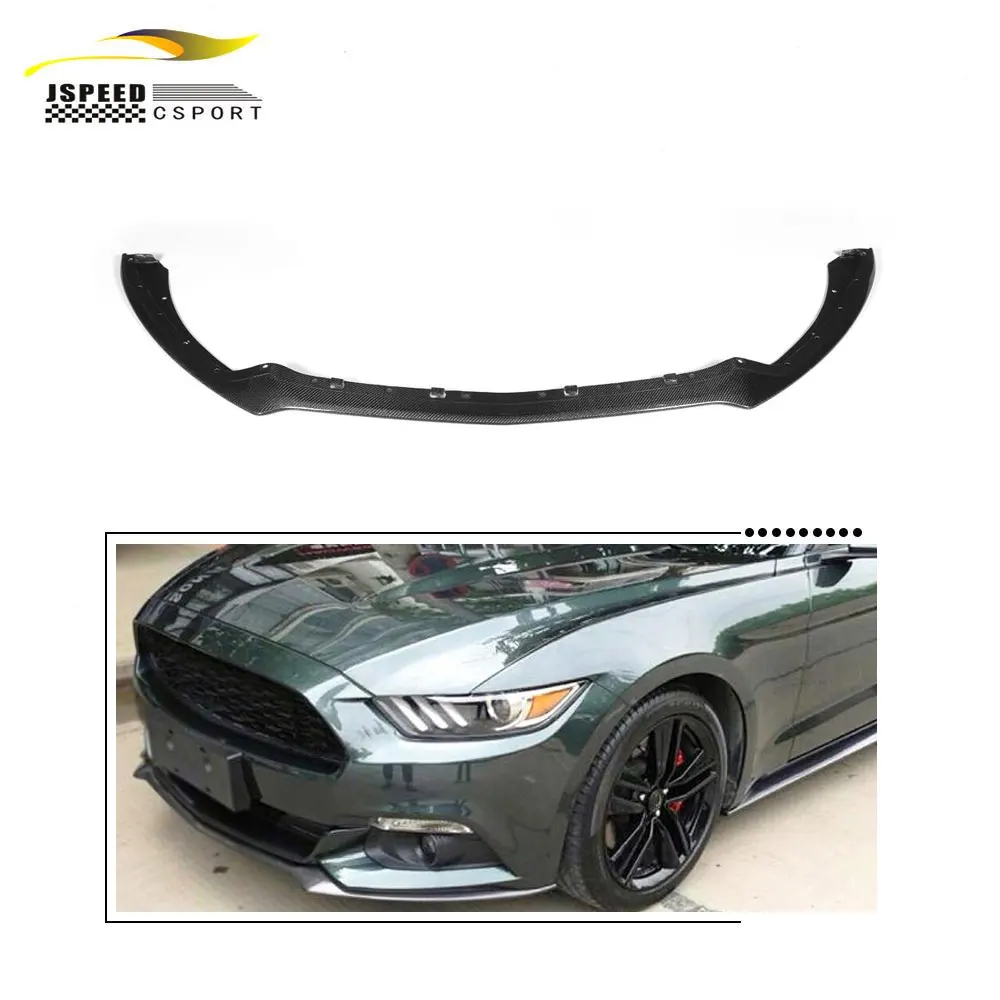 

Suitable for Ford Mustang GT COUPE 2015-2017 carbon fiber front bumper chin lip spoiler