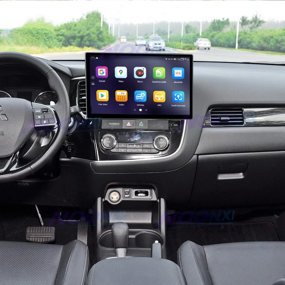 For Mitsubishi Outlander 3 GF0W GG0W 2012 - 2018 QLED 2K Screen Android 13 Car Radio Multimedia Player GPS Navigation Autoradio
