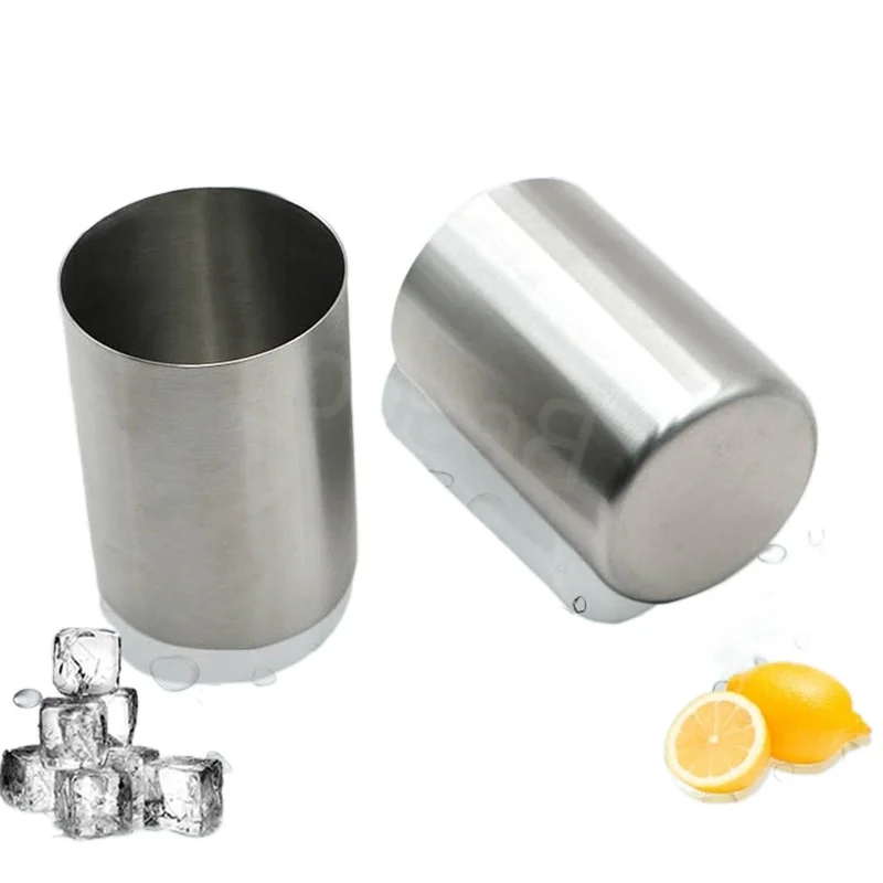 

Stainless Steel Beer Mug Kitchen Milk Cold Drink Coke Cups Water Mug Banquet Party Wine Tumbler Drinkware Bathe Gargle Cup