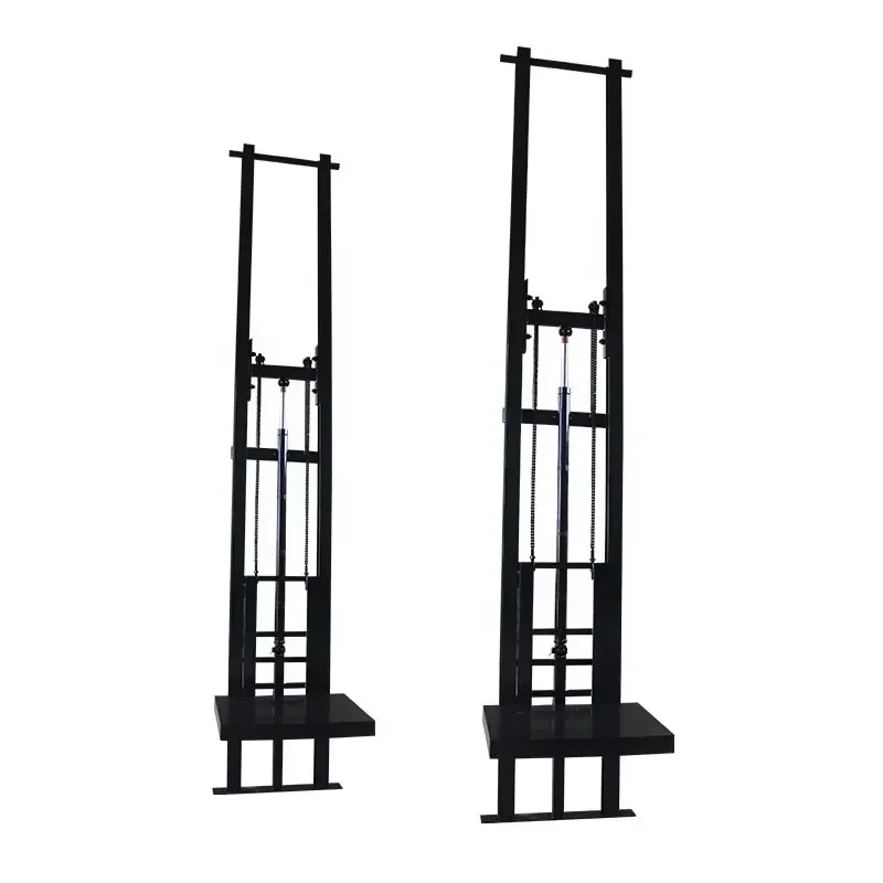 1ton Freight Elevator for Loading Basement Hydraulic Goods Lift Warehouse Cargo Lift