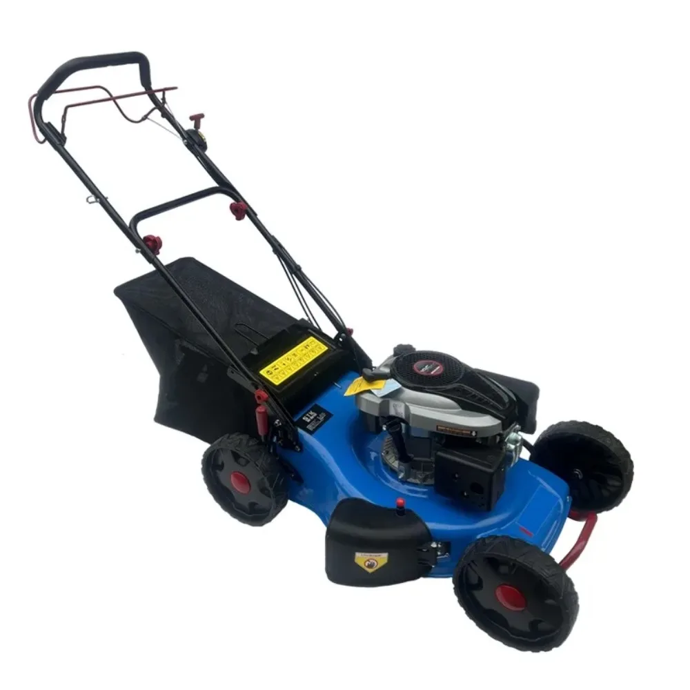 

Electric start four-stroke household hand-push self-propelled lawn mower