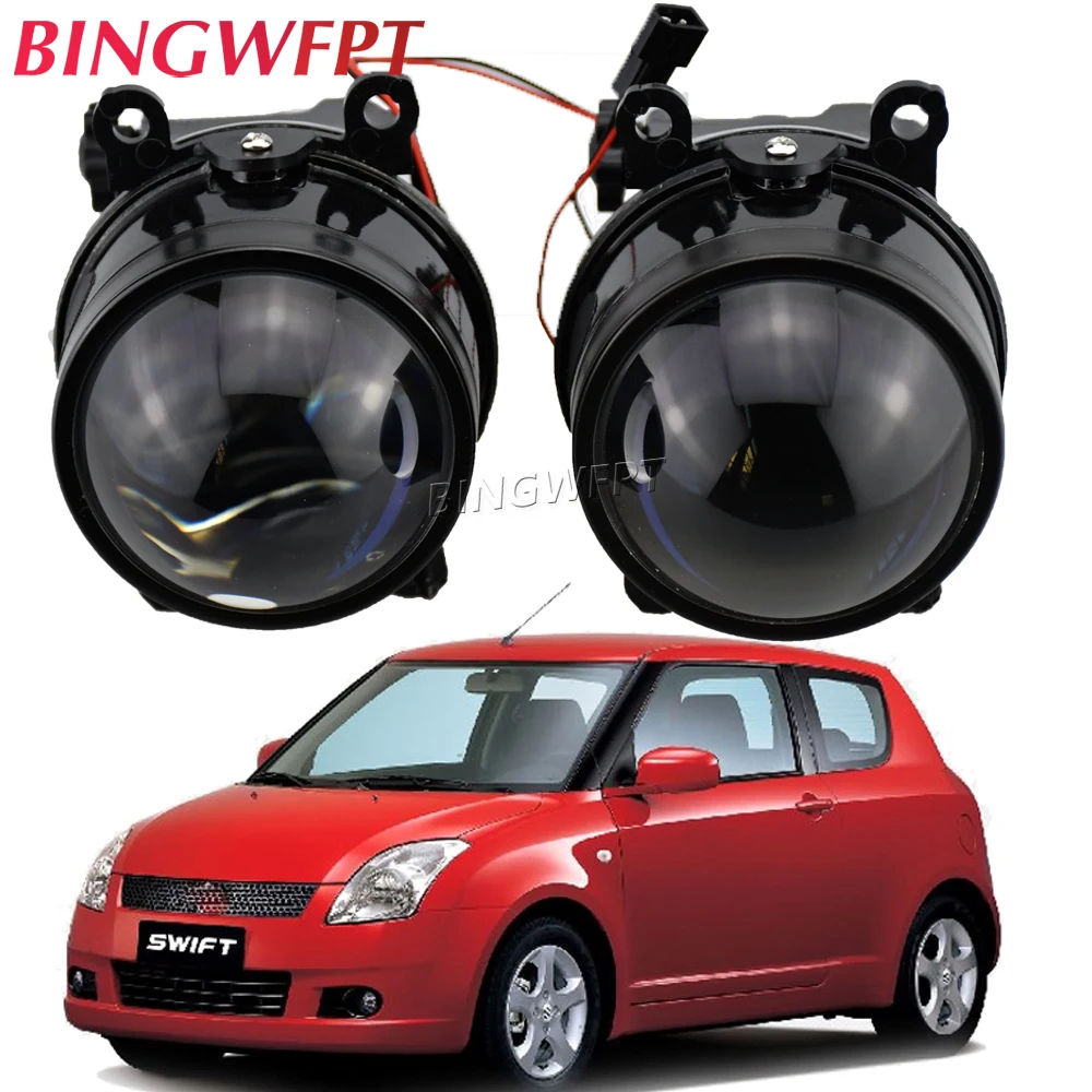 

2 Pieces Fog Light For Suzuki Grand Vitara Jimny Swift SX4 Splash Alto Ignis Car LED Lens DRL Fog Daytime Running Lamp