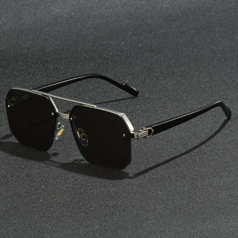 

5pcs Wedding Party Men's Women's Square Semi-Rimless Casual Trendy Glasses Couple Fashion Eyewear Holiday Gift