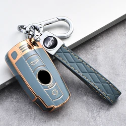 TPU Car Smart Key Case Shell Cover Fob For BMW 1 3 5 6 Series E90 E91 E92 E60 E61 E70 E71 E72 E82 E87 E88 E89 X5 X6 Accessories