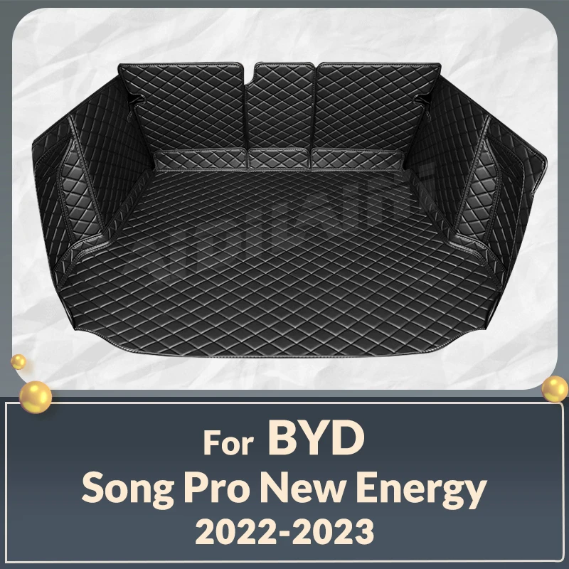 

Автоматический коврик в багажник с полным покрытием для BYD Song Pro New Energy 2022 2023, чехол для багажника автомобиля, подкладка для багажника, внутренняя защита, аксессуары