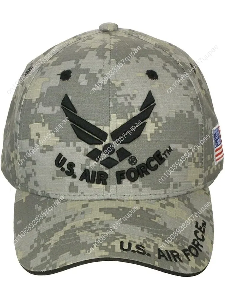 

Official Licensed US Air Force With US Flag Adjustable Back Cotton Cap Hat Men Woman Outdoor Casual Party Headwear Unisex