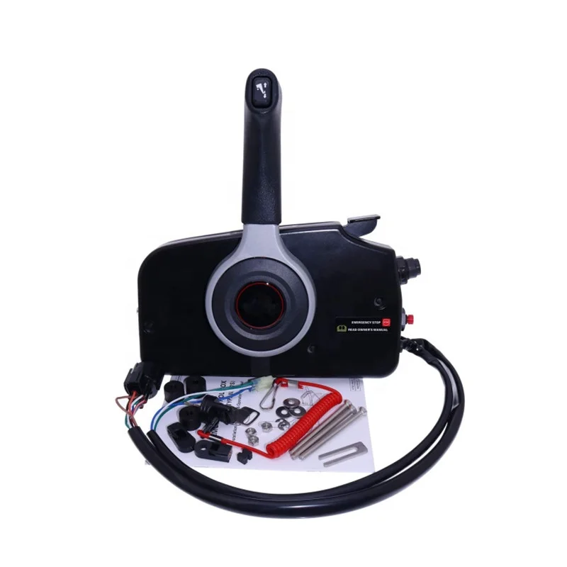 

Replacement Throttle Outboard Side Remote Control Box 67200-93J50 6720093J50 for Outboard Boat Motor Engine