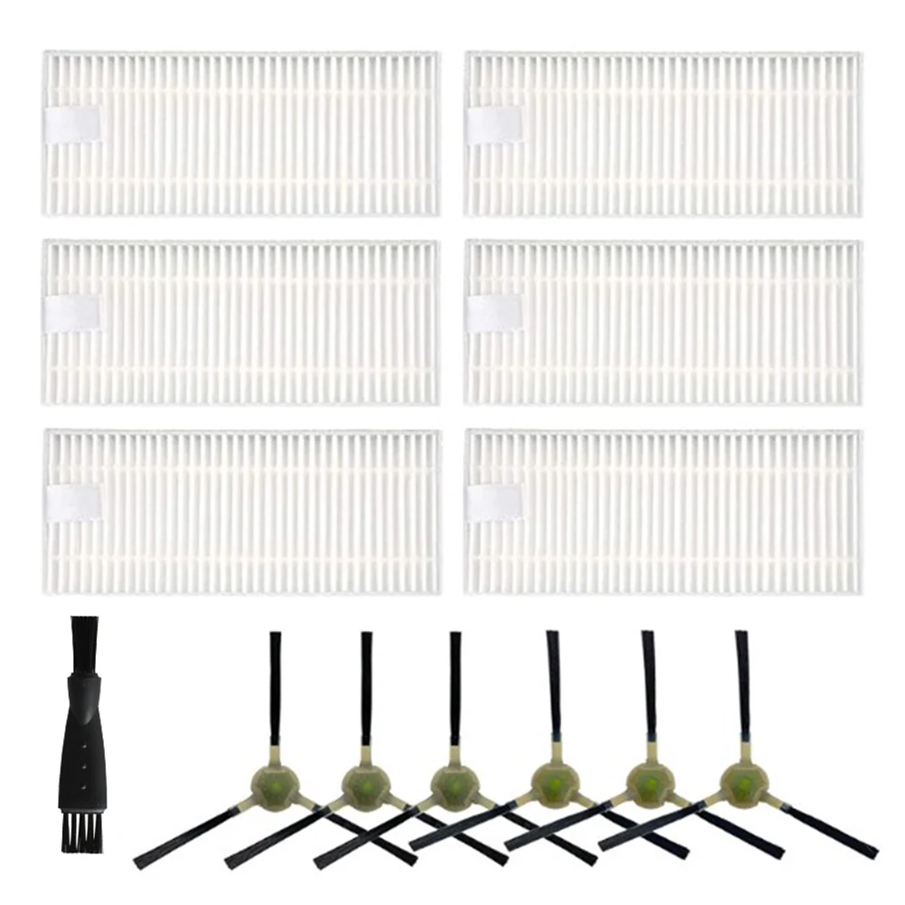 Filters Side Brushes Kit For OKP Life K2, K3, K4, K5 And For M210, M210S, M210B, M213 Robot Vacuum Cleaner Replace Parts