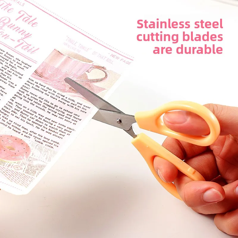 2025 New Scissors Cute Mini Portable Cutting Knife Student Handmade Hand Account DIY Safety Scissors