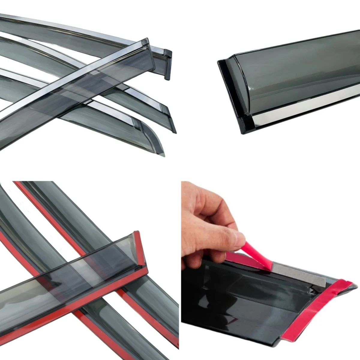 For Hyundai Tucson L 2015 2016 2017 2018 2019 2020 Car Accessories Door Window Visor Deflector Awnings Shelters Sun Rain Guard