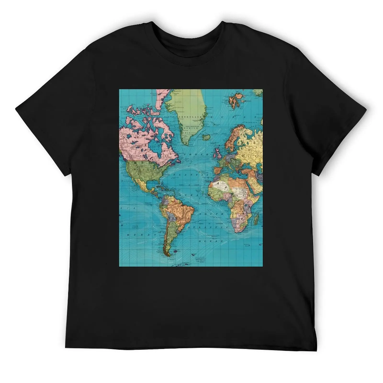 

Vintage Map of The World (1897) T-Shirt
