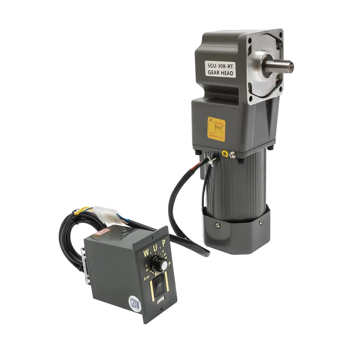 Motoriduttore elettrico con motoriduttore regolatore regolabile a velocità variabile, 90 ° Uscita ad angolo retto, 1:30K 45RPM 20NM