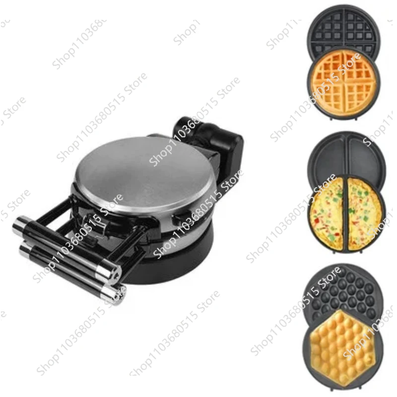 Electric Waffle Cake Baking Pan Belgium Waffle Maker Machine Eggettes Puff Cake Iron Machine Mouse Muffin Baker Machine
