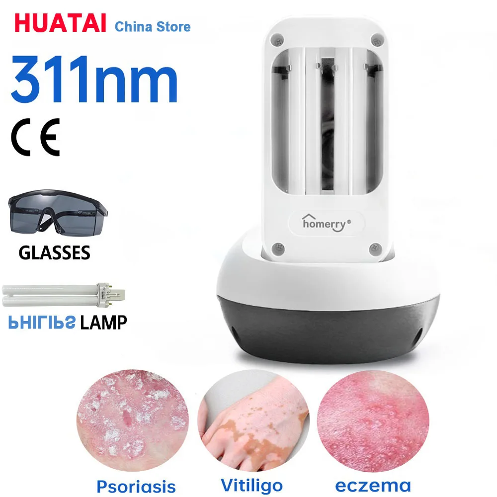 

311nm UVB Treatment Instrument for Vitiligo and Psoriasis, Phototherapy Light for Narrow Band Ultraviolet Phototherapy
