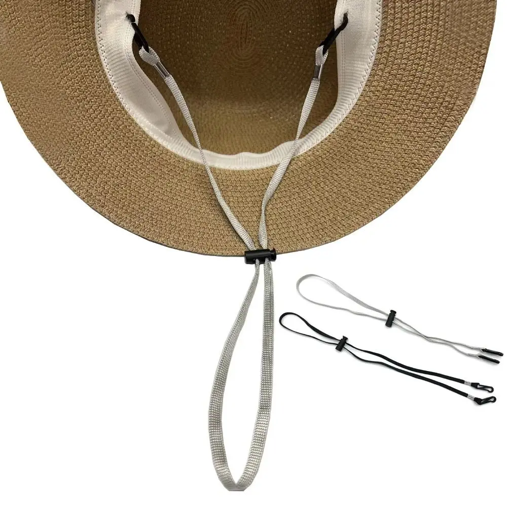 Windproof Nylon Hat Strap, Anti-lost Chin Cord, Cadeia Removível, Multi-função, Novo